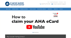 Desktop Screenshot of cascadetraining.com